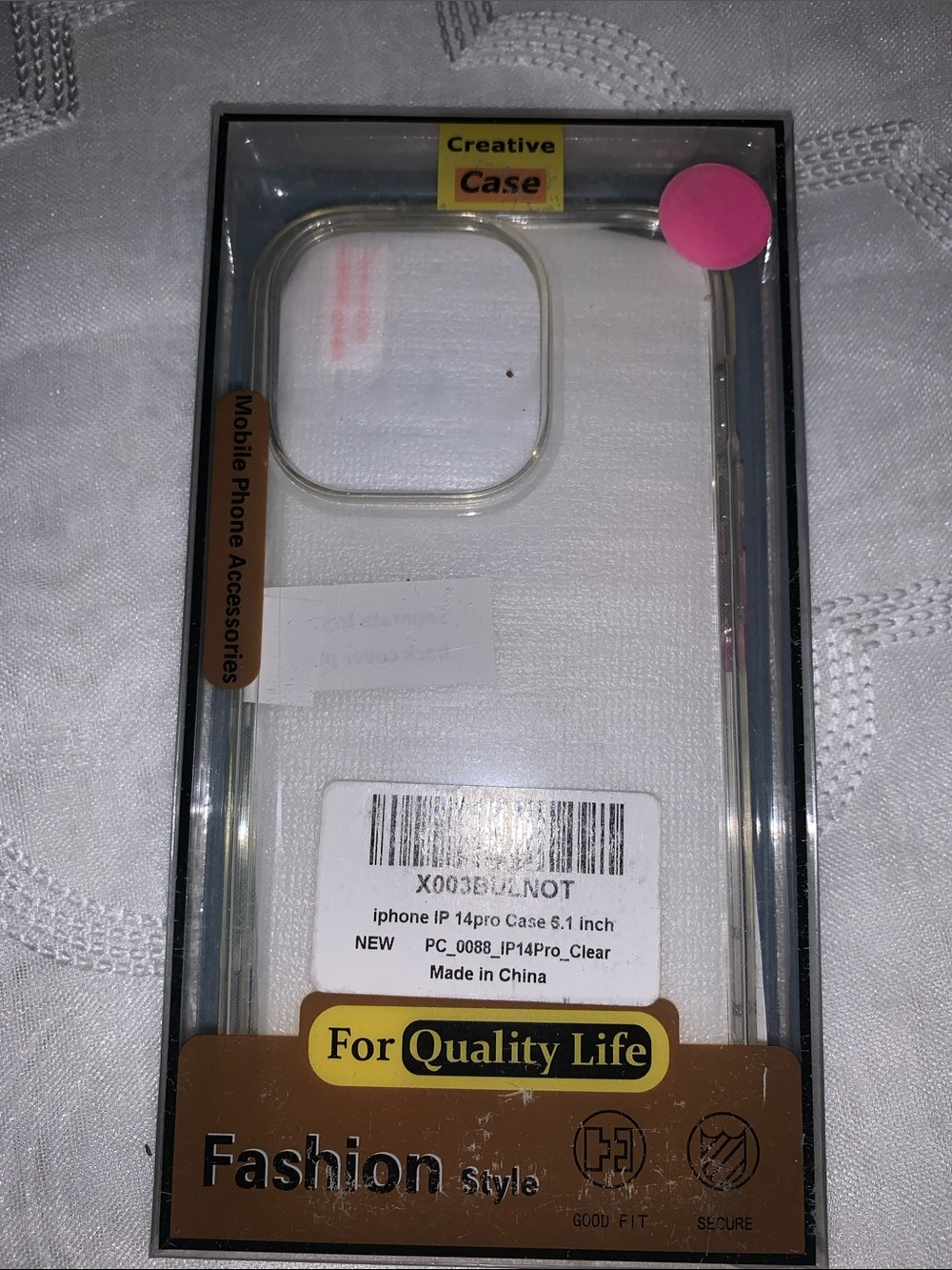 Clear iPhone 14 Pro Case - Transparent